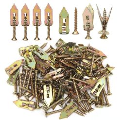 🔩40PCS Self-Drilling Drywall Anchors and Screws Kit